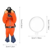 Accesorios Mini de Acuario Adornos de Buceador para Pejería Decoración de Paisaje Flotante para Acuario Suministros de Mascotas - details 6