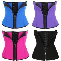 Entrenador de Cintura para Mujer Cinturón Adelgazante para Abdomen Correa de Control Ganchos Negros - details 3