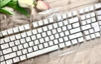 Korean Pudding Keycap Transparent Set PBT Shine Through Backlit Keycaps OEM Profile For MX Switch nical Keyboard - details 5