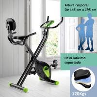 Bicicleta Estática Plegable,X TOP Magnet Bike, Pantalla LCD Multifunción,Volante de Inercia,8 Niveles Resistencia, Sensor De Frequencia Cardiaca, Doble Manillar, Bici de Spinning - details 4