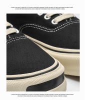 Zapatillas de lona transpirables Suela gruesa, blanco, talla pequeña, estilo coreano y japonés - details 7