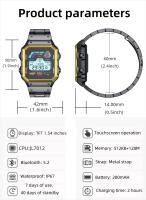 AW38 reloj inteligente Bluetooth llamada de la frecuencia cardíaca de la presión arterial de Moda Tendencia Reloj Inteligente - details 13
