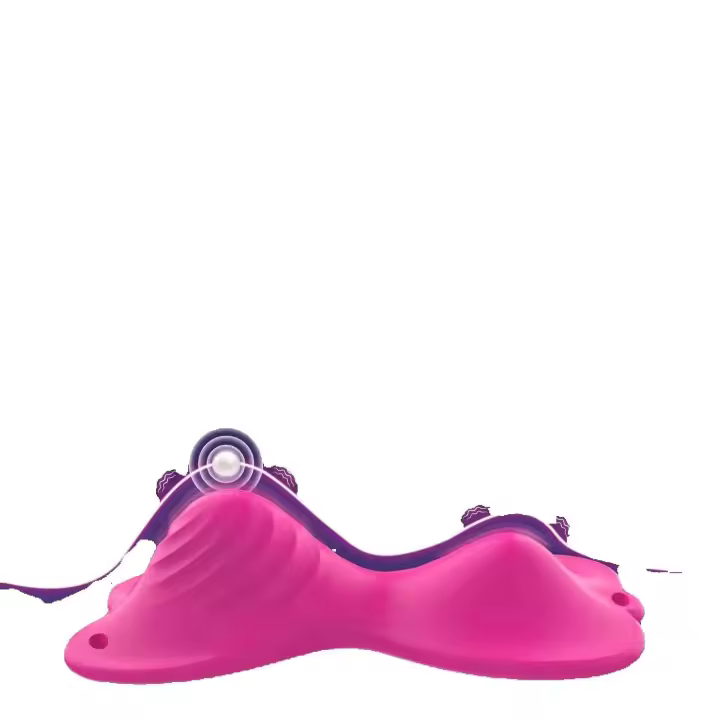 Leten Vibrador Mariposa Estimulador de Clít Doble Motor Portátil Masajeador de G Spot - 1