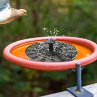 Fuente de 1w para jardín, Baño de aves, bomba alimentada por energía Solar, cascadas independientes con 8 boquillas para patio trasero - details 0