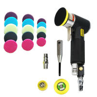 Lijadora Orbit Mini Portátil de 2"/3" para Pulido de Coches Herramienta de Aire de Alta Velocidad Potente con Batería Normal de Artículos Peligrosos - details 3