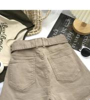 Falda de Denim de Cintura Alta para Mujer Estilo Coreano Versátil Cinturón Moda de Talla Grande - details 25