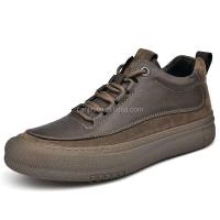 Nueva marca de alta calidad para hombres famosos que caminan con plataforma con cordones de cuero genuino, moda informal, zapatos deportivos italianos a bajo precio - details 1