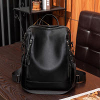 Bolso de hombro para mujer, versión coreana, versátil, a la moda, mochila de cuero PU suave de gran capacidad, doble uso - details 17