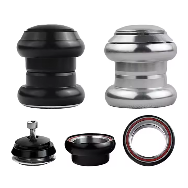 Ajuste para horquilla de 28,6mm, tubo plano, accesorios para bicicleta de montaña, rodamiento de cartucho externo de 34mm, auriculares para bicicleta, piñón fijo con tapa superior - 1