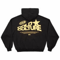 Sudadera De Capucha Estampada Con Patrón De Letras Estilo Hip Hop Gótico Clásico Casual Para Hombre Y Mujer Tallas Grandes Para Otoño - details 6
