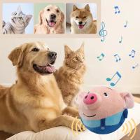 Juguete de peluche para mascotas, pelota de rebote con vibración y música resistente a las mordeduras, masticable, automóvil, para jugar en interiores - details 3