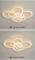 Lámpara de araña Led para decoración del hogar, accesorios de techo modernos, anillos calientes, iluminación para dormitorio y sala de estar - details 3