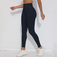 Pantalones de yoga elásticos para mujer, cintura alta y caderas, glúteos melocotón, secado rápido, correr, ciclismo, deportes, gimnasio - details 14