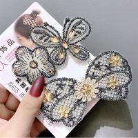 Pasta mágica sin costuras con flores para niños, accesorios de salón de corte con flequillo de mariposa y lazo, herramienta de estilismo - details 17
