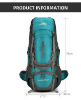 Mochila de escalada y montañismo, gran capacidad, para actividades al aire libre, senderismo, camping, mochila con compartimento para zapatos, - details 1