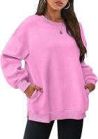 Sudadera holgada de manga larga con cuello redondo para mujer - details 38