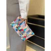 Glovento - Bolsos para Mujer Cuadrados, Estampado Geométrico, Decoración Metálica, Moderno y Elegante - details 8