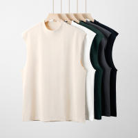 Chaleco sin Mangas de Verano Ropa Deportiva y Fitness para Hombres Camiseta de Algodón Puro Suelto de 300g - details 1