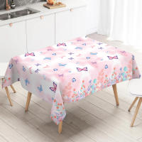 Mantel impermeable Primavera Verano mesa de mariposa al aire libre decoración de fiesta de feliz cumpleaños para niña - details 2