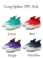 Zapatos de fútbol de marca para hombres, botines de fútbol para niños pequeños, zapatillas de entrenamiento de fútbol de cuero para niños, zapatos de tacos de fútbol al aire libre - details 6