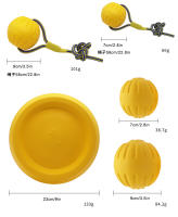 Los juguetes para mascotas de EVA no pueden morder al perro, juguetes para perros con disco volador, auto-hola para aliviar el aburrimiento, productos para cachorros con pelota para mascotas - details 1