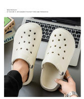 Agujero zapatos de los hombres de verano nuevo desgaste sandalias deportes zapatos de playa sandalias de los hombres de un pie medio bolsa de apoyo cabeza - details 9