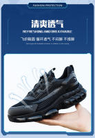 Zapatos de trabajo con botón giratorio para hombre, zapatillas de seguridad ANTIPERFORACIONES, zapatos de trabajo protectores con punta de acero - details 13