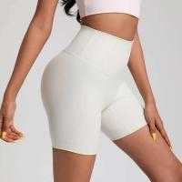 Mallas cortas deportivas de Yoga para mujer, Color sólido, soporte de compresión, absorción del sudor, entrenamiento integral, Jog, ciclismo, bolsillo interno - details 2