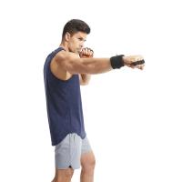 Guantes de piel de vaca para levantamiento de pesas, antideslizantes, transpirables, ventilados, pulsera para gimnasio, dominadas, guantes de entrenamiento para Fitness, 1 par - details 12