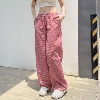 BUNO-Pantalones cortos con estampado de cuadros Vintage para mujer, pantalones cortos elásticos de cintura baja con botones frontales, Boxers, ropa de calle, Mini pantalones cortos a cuadros de tiro bajo - details 10