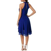 Vestido de graduación para mujer, ropa elegante para fiesta de noche, vestidos formales Ocn para mujer, Falda Midi sin mangas Lisa delgada para mujer 2023 - details 11