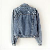 Chaqueta vaquera corta para mujer, chaqueta holgada con cuentas y perlas, novedad de primavera y otoño, 2024 - details 2