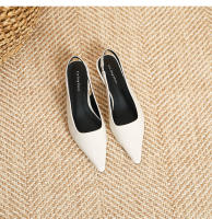 Nuevos zapatos adelgazantes de tacón bajo y poco profundos para mujer, zapatos planos - details 33