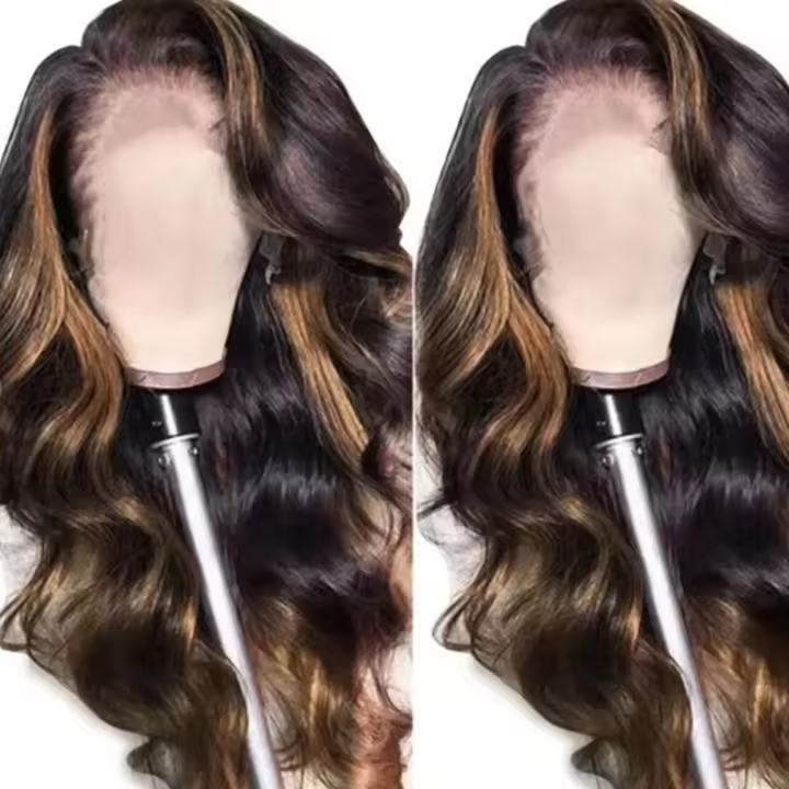 Peluca de pelo largo y liso para mujer, pelo sintético resistente al calor, ideal para Cosplay, fiesta de belleza - 1