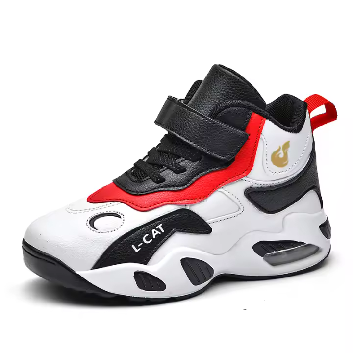 Zapatillas de baloncesto de alta calidad para niños de marca, zapatillas deportivas con cojín de aire para exteriores, zapatillas antideslizantes para correr, cómodas zapatillas de tenis - 1