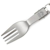 Tenedor Plegable de Titanio Medio Pulpido Portátil para Exteriores Ideal para Senderismo, Picnic y Acampada - details 12
