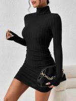 Vestido Negro de Encaje Ajustado Diseño G de Moda 2025 Estilo Casual Trendy para Mujeres - details 8