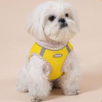 Suministros para mascotas, correa reflectante para perro, chaleco ajustable antiescape para perro, arnés transpirable sin tirones para perros pequeños y medianos - details 11
