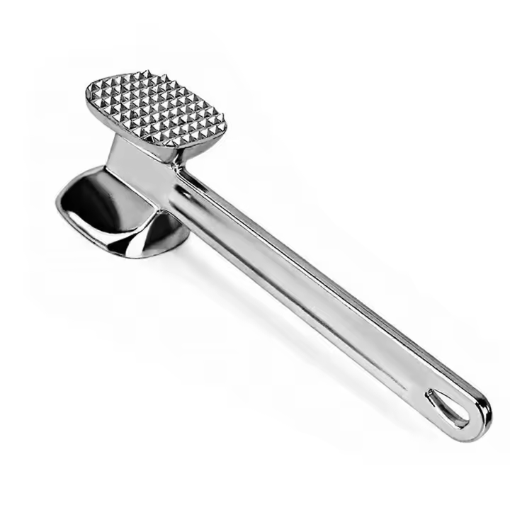 Martillo de Tendizador de Carne de Doble Cara Mango de Agarre Cómodo de Aleación de Aluminio - 1
