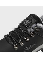 Zapatos de Senderismo Invierno para Hombres Botas Cálidas Exteriores para Acampar Antichoque Zapatillas de Escalada con Cordones RUNSUN DAILY - details 6