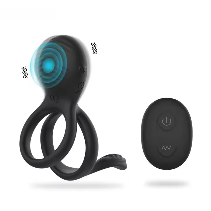 Leten-Anillo vibrador inalámbrico, anillos vibradores retardantes de eyaculación, Juguetes sexuales con Control remoto para hombres y parejas - 1