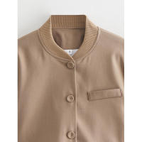 BUNO-novedad de verano, producto, moda para mujer, Chaqueta corta de manga larga con cuello levantado Simple, abrigo, pantalones sueltos, conjunto informal - details 11