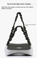 Cojín de Silla de Oficina de Espuma de Memoria Soporte de Cintura para Asiento de Coche Cojín de Masaje Lumbar Orthopedic para Respaldo y Glúteos - details 3