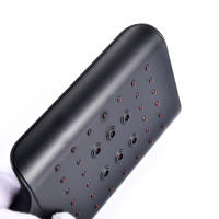 Sistema de termostato, grifo termostático, juego de lluvia, cabezal de ducha negro con ducha de mano - details 6