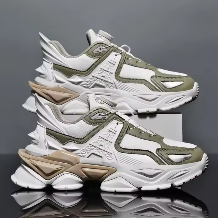 Zapatillas de deporte informales para hombre, tenis de lujo, transpirables, mocasines de moda para correr - 1