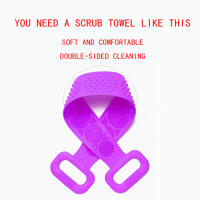 2 X Espalda para Ducha Fácil de Limpiar Exfoliar Cepillo de Baño Depurador de Cuerpo Femenino de Silicona - details 4
