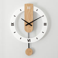 Reloj de Pared de Madera, Moderno, Silencioso, Decoración Grande para Cocina, Hogar, Sala de Estar y Dormitorio - details 2