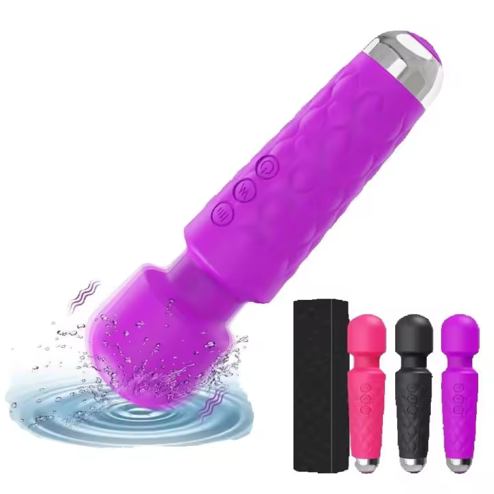 Vibrador Mini AV Mágico Estimulador de Clítoris con 20 Modos Masajeador de Punto G - 1