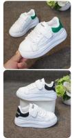 Zapatos blancos para niño y niña, zapatillas cómodas antideslizantes de suela gruesa suave, estilo coreano, Otoño, 2024 - details 7
