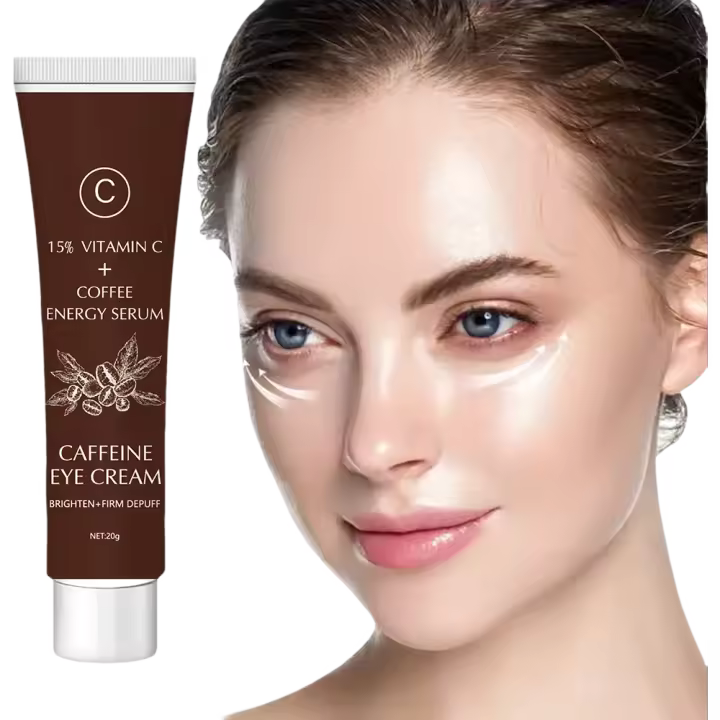 Crema de Ojos con Café Eliminadora de Ojeras, Hidratante, Iluminador Herramienta de Cuidado de la Piel Facial - 1